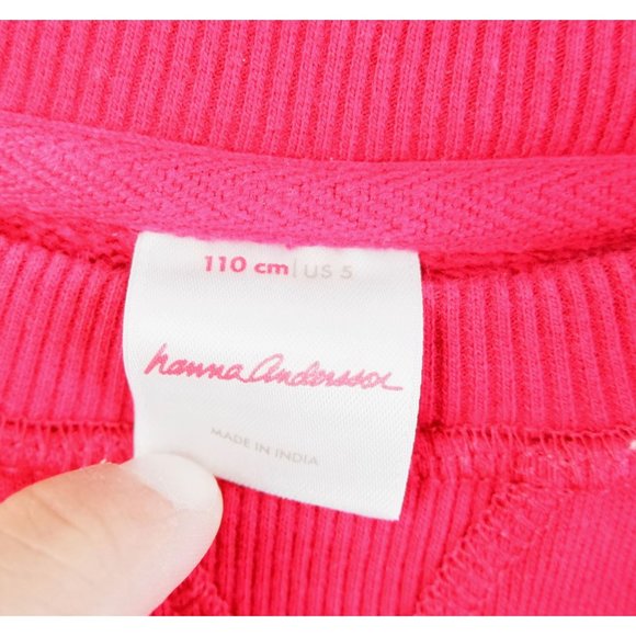 Hanna Andersson Red Kids Pull Over Sweatshirt, size 5 - Picture 9 of 11